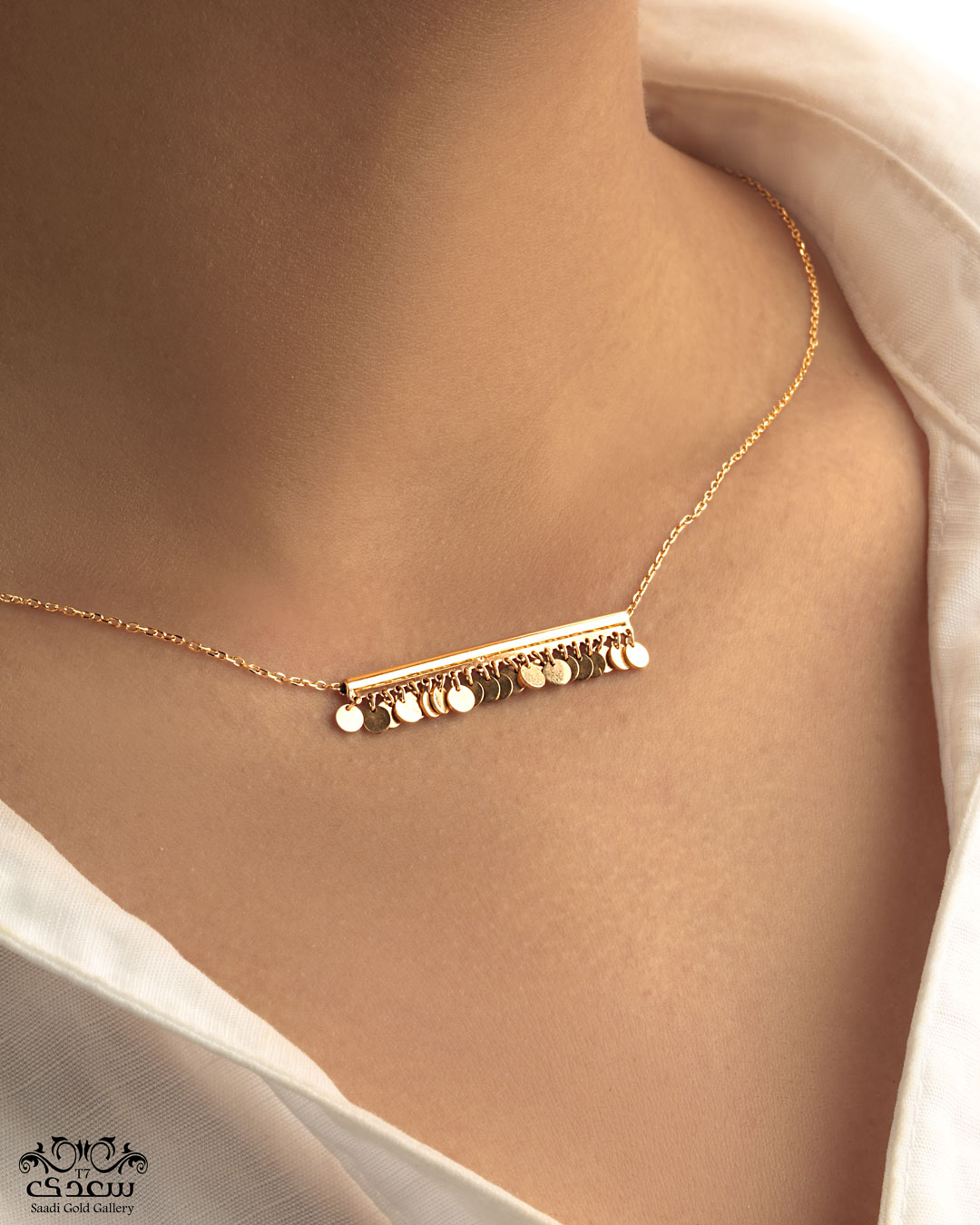 gold necklace