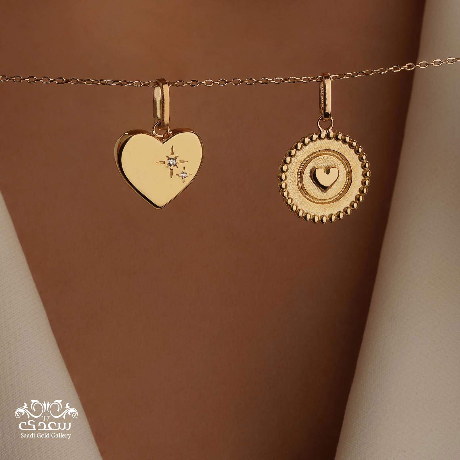 golden pendant