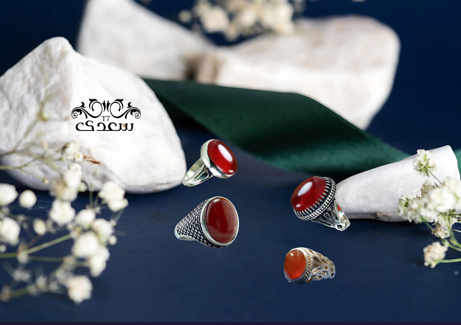 agate rings