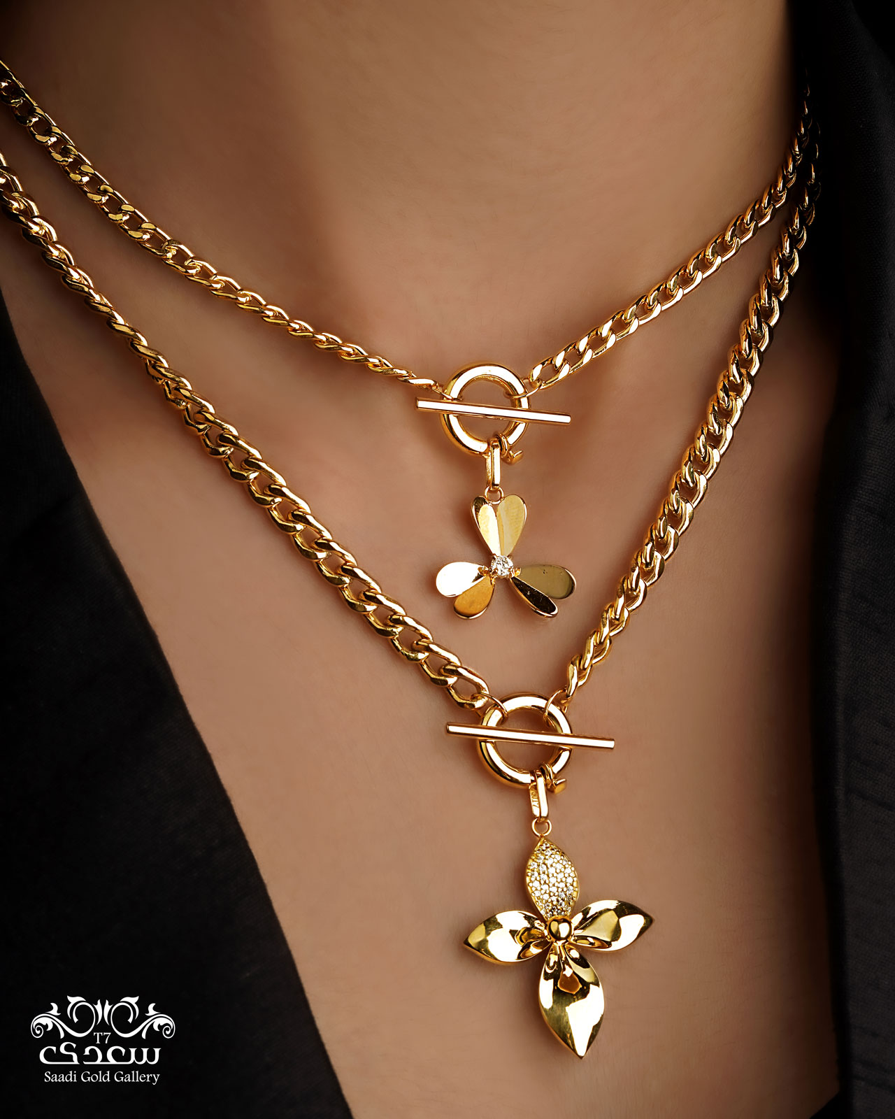 gold necklaces
